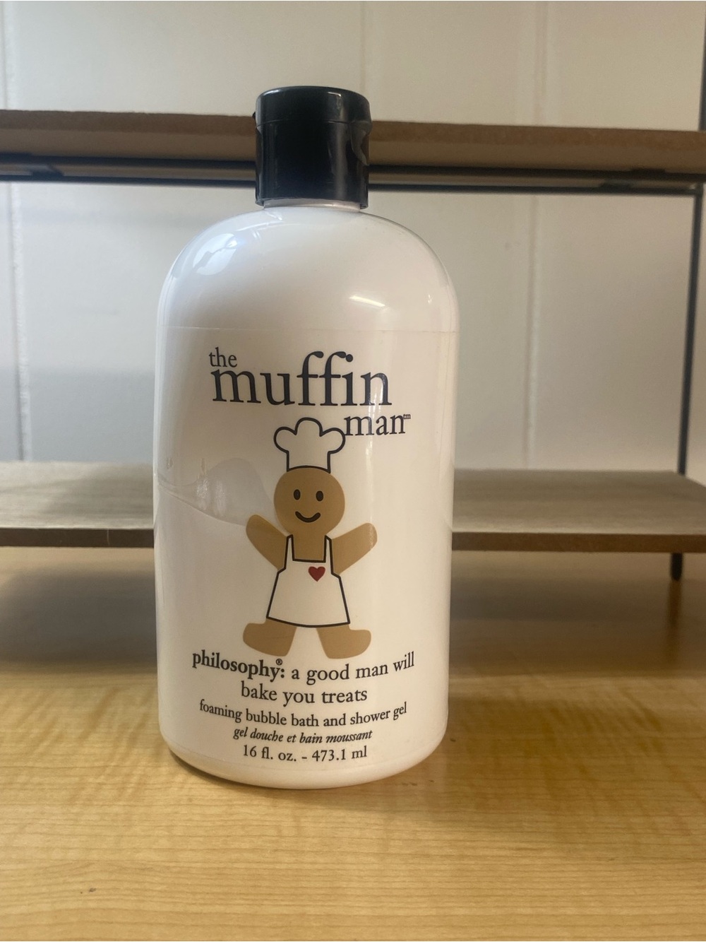 New Philosophy The Muffin Man Foaming Bubble Bath and Shower Gel HTF